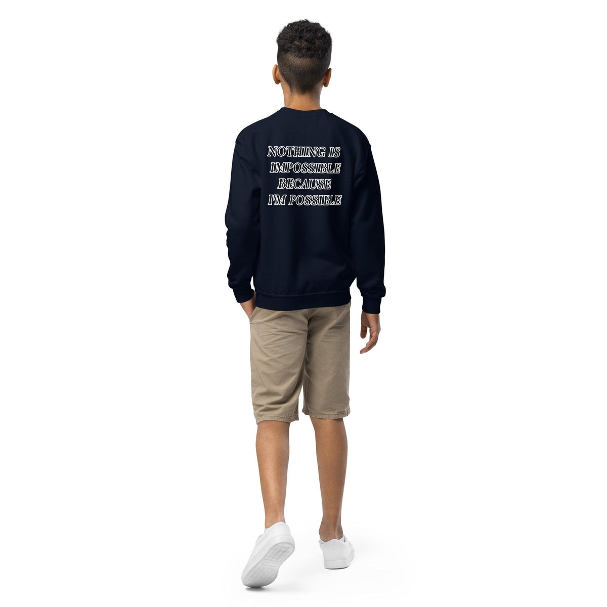 Youth crewneck sweatshirt NIIBIP - VYBRATIONAL KREATORS®