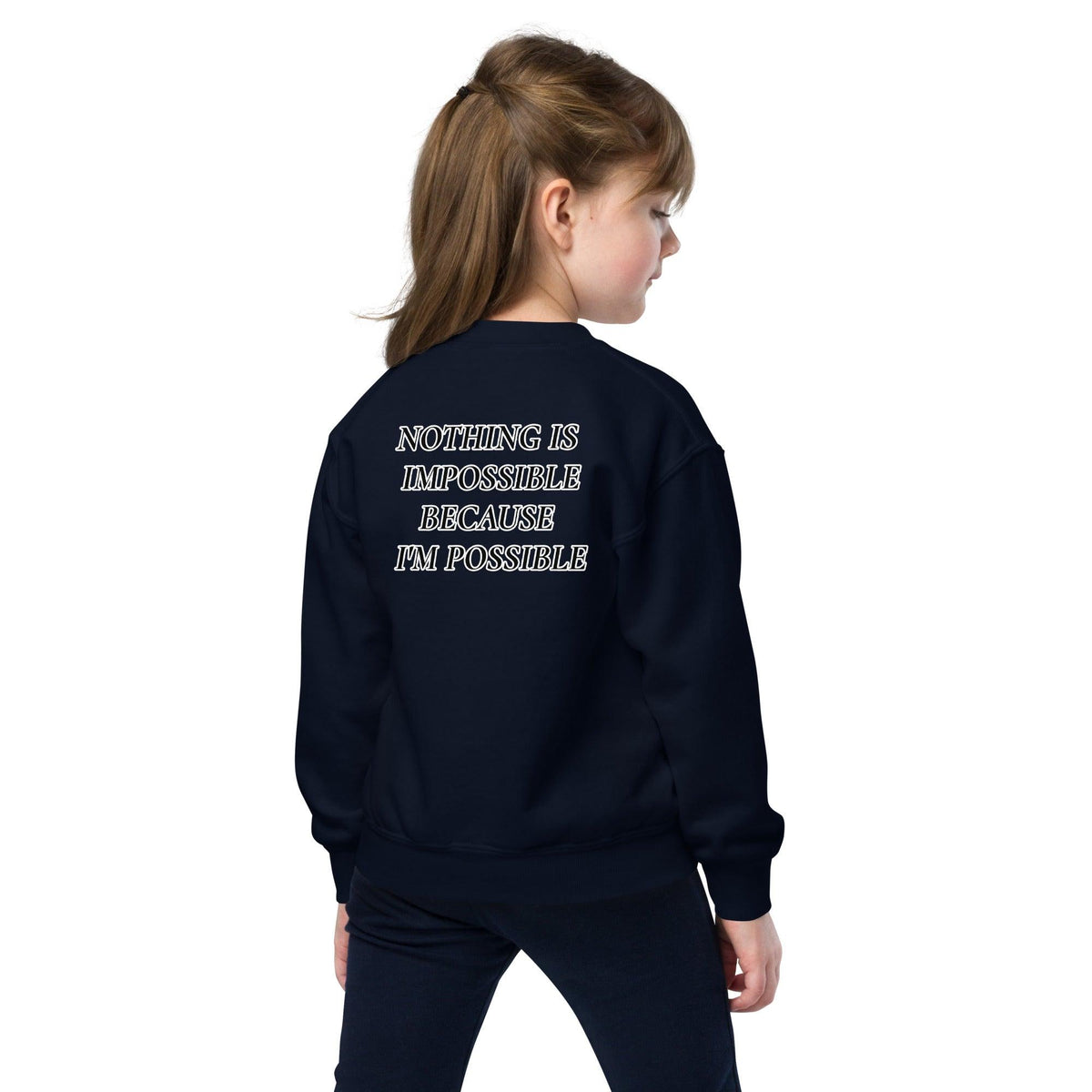 Youth crewneck sweatshirt NIIBIP - VYBRATIONAL KREATORS®