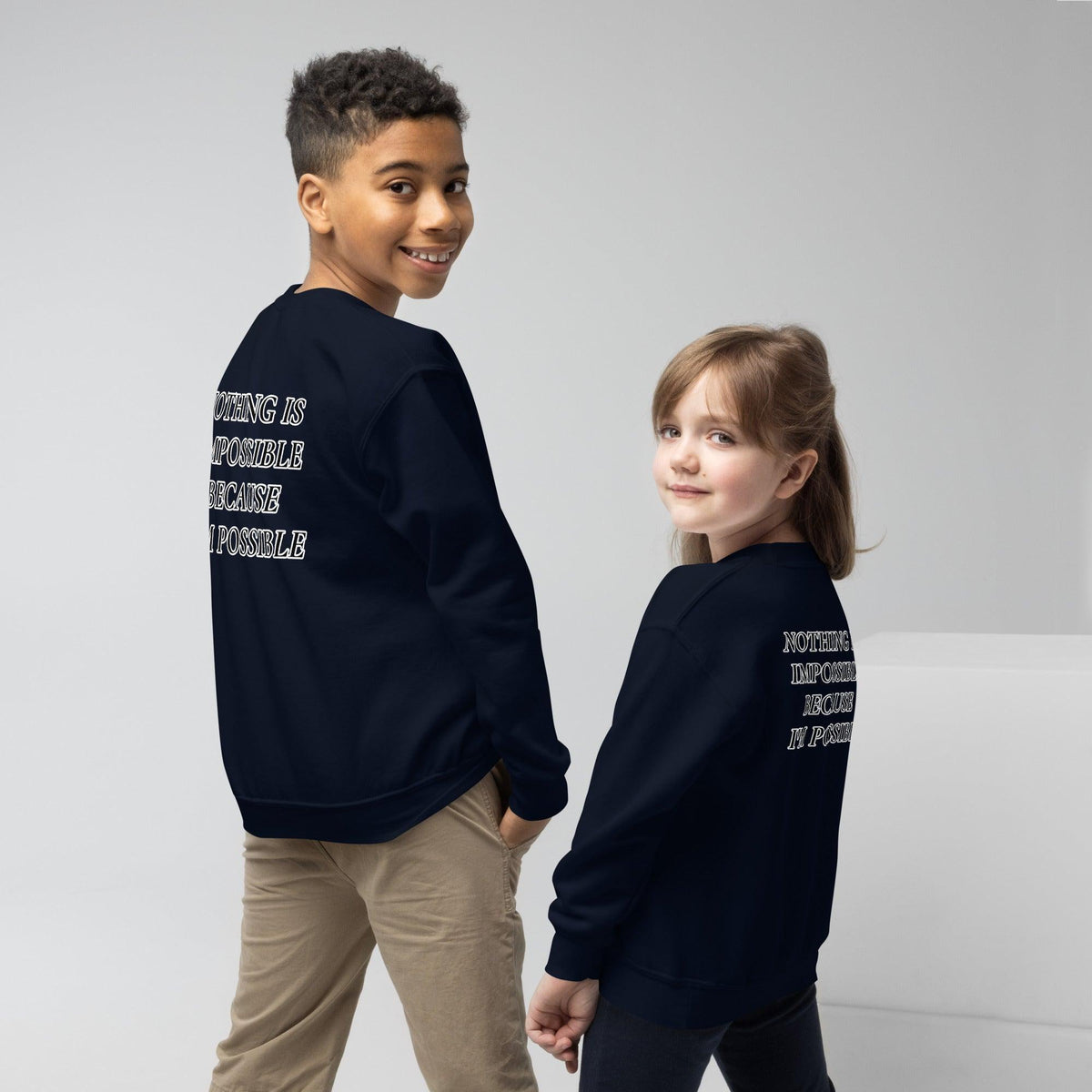 Youth crewneck sweatshirt NIIBIP - VYBRATIONAL KREATORS®