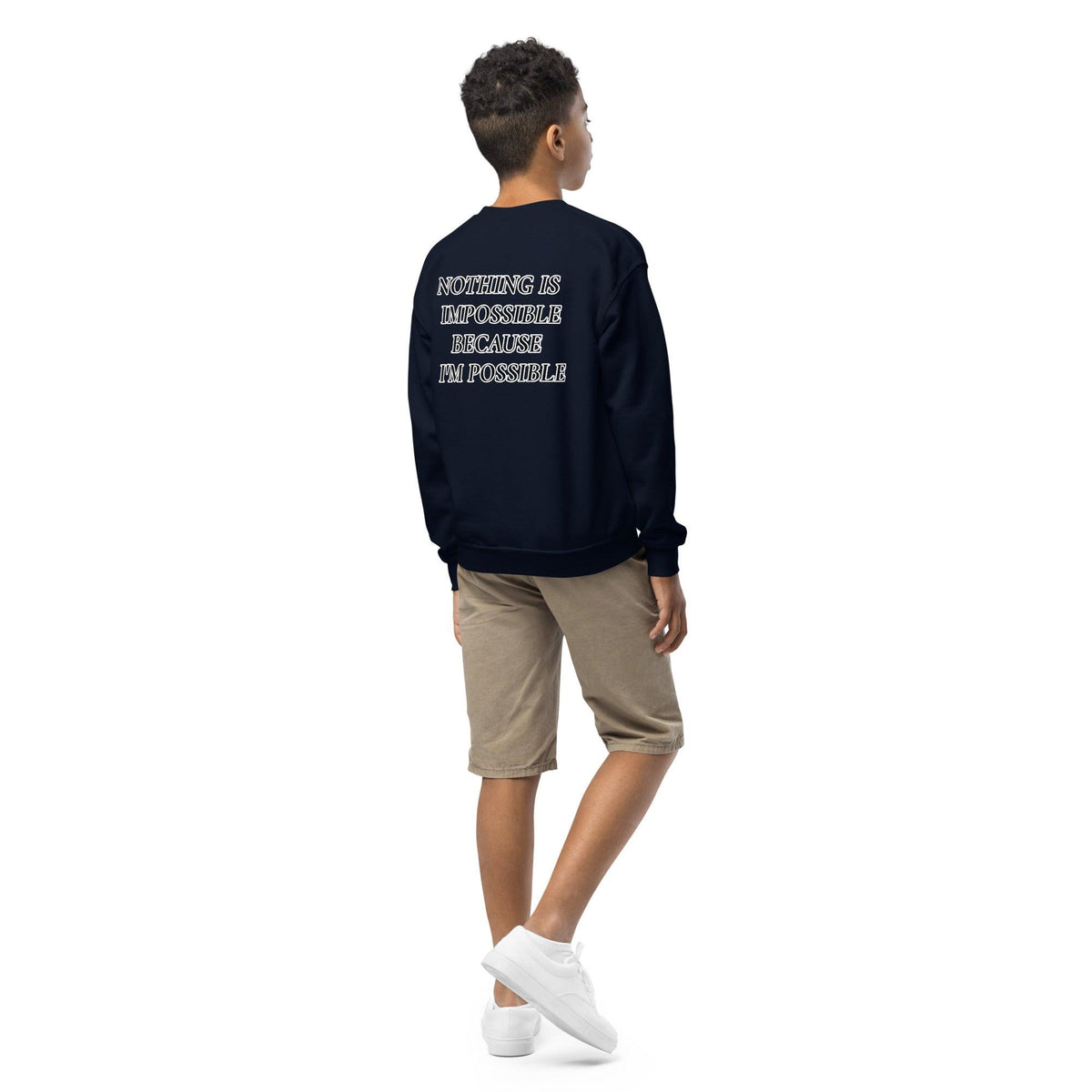 Youth crewneck sweatshirt NIIBIP - VYBRATIONAL KREATORS®