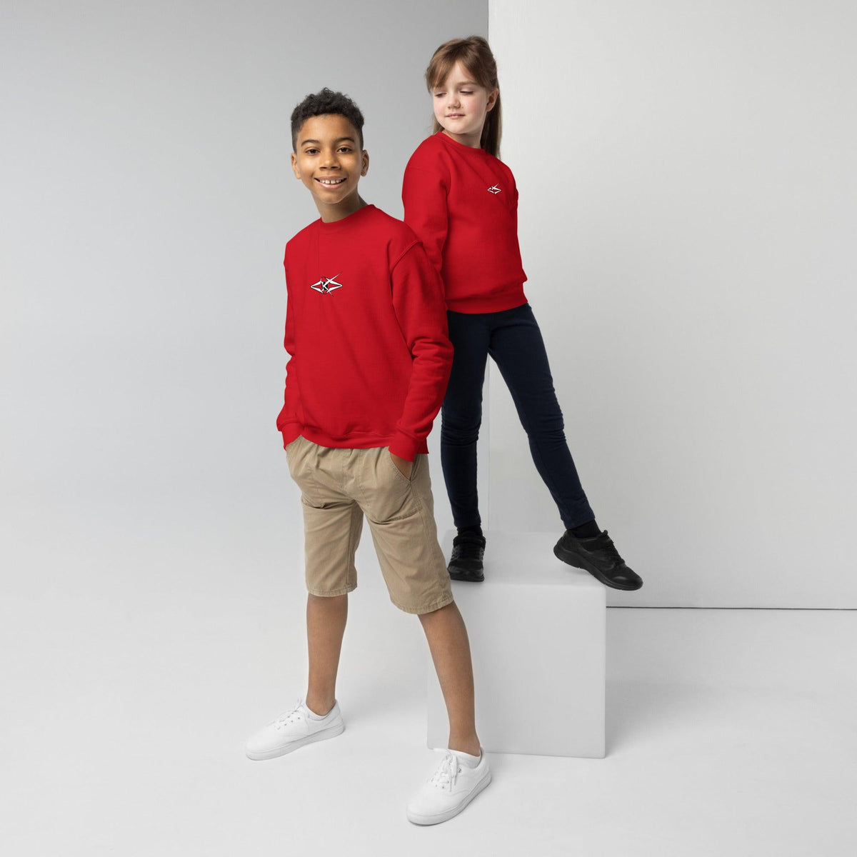 Youth crewneck sweatshirt NIIBIP - VYBRATIONAL KREATORS®
