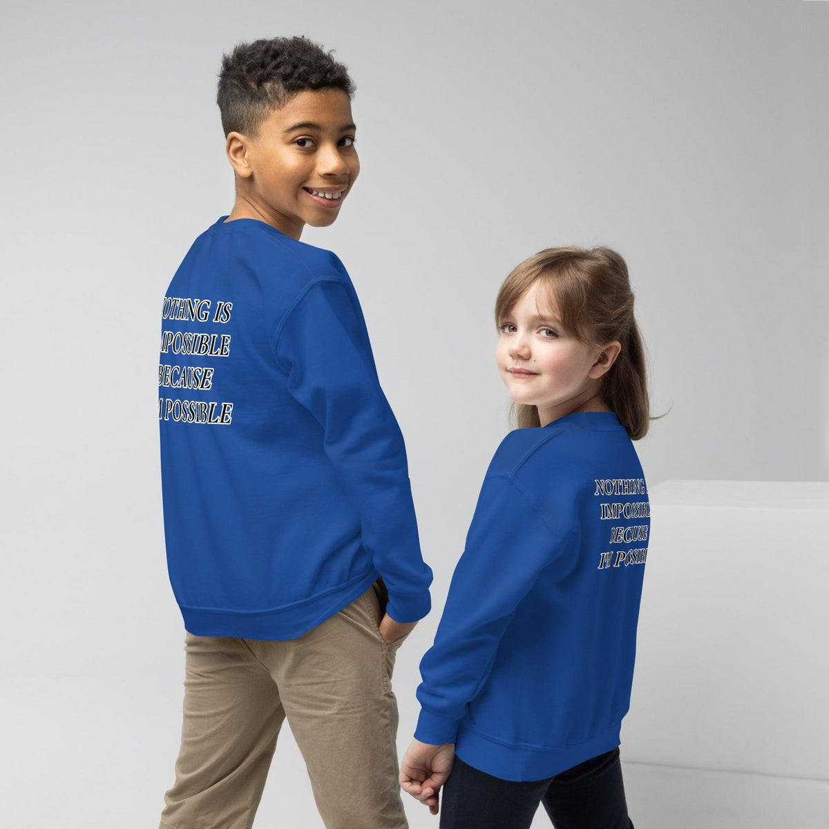 Youth crewneck sweatshirt NIIBIP - VYBRATIONAL KREATORS®