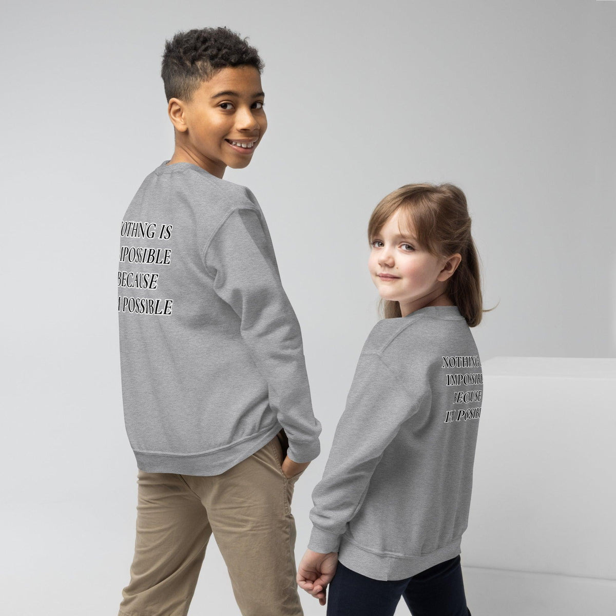 Youth crewneck sweatshirt NIIBIP - VYBRATIONAL KREATORS®