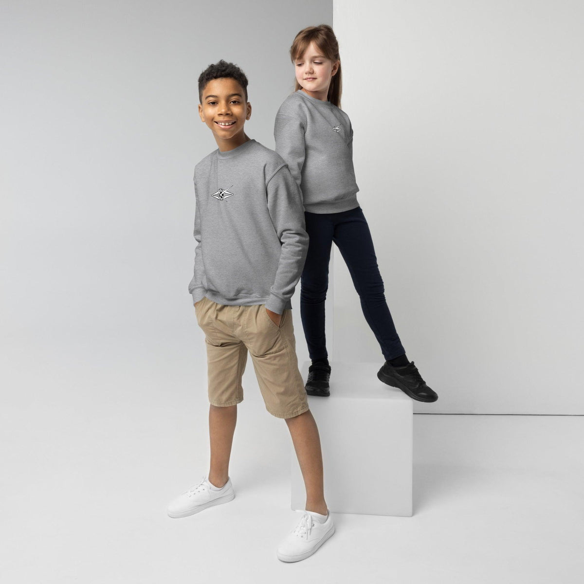 Youth crewneck sweatshirt NIIBIP - VYBRATIONAL KREATORS®