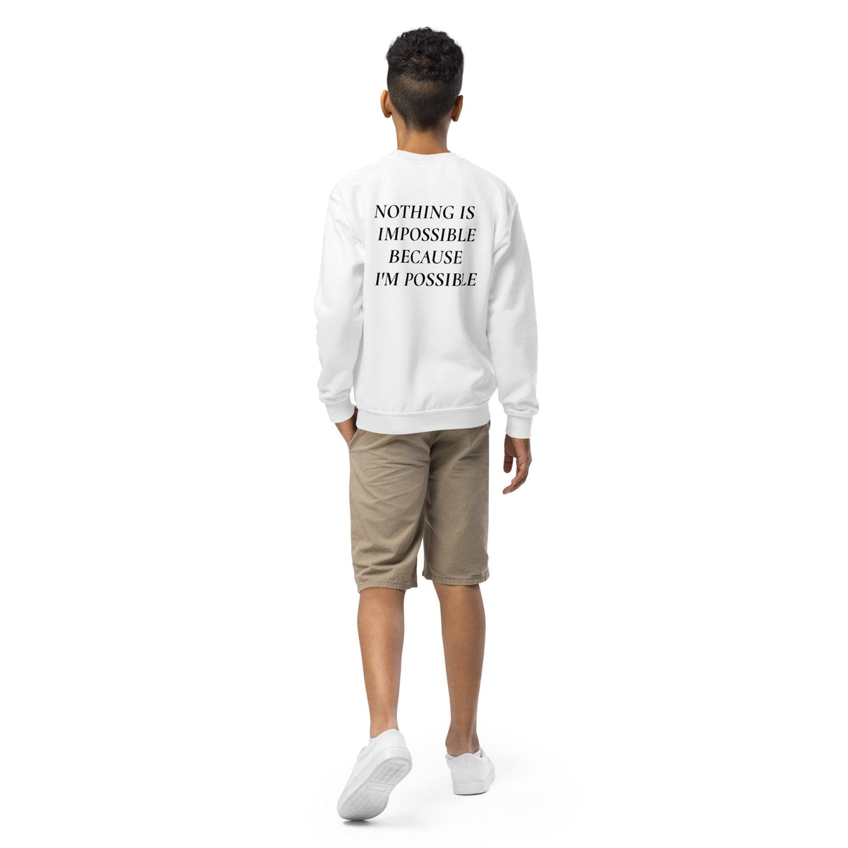 Youth crewneck sweatshirt NIIBIP - VYBRATIONAL KREATORS®