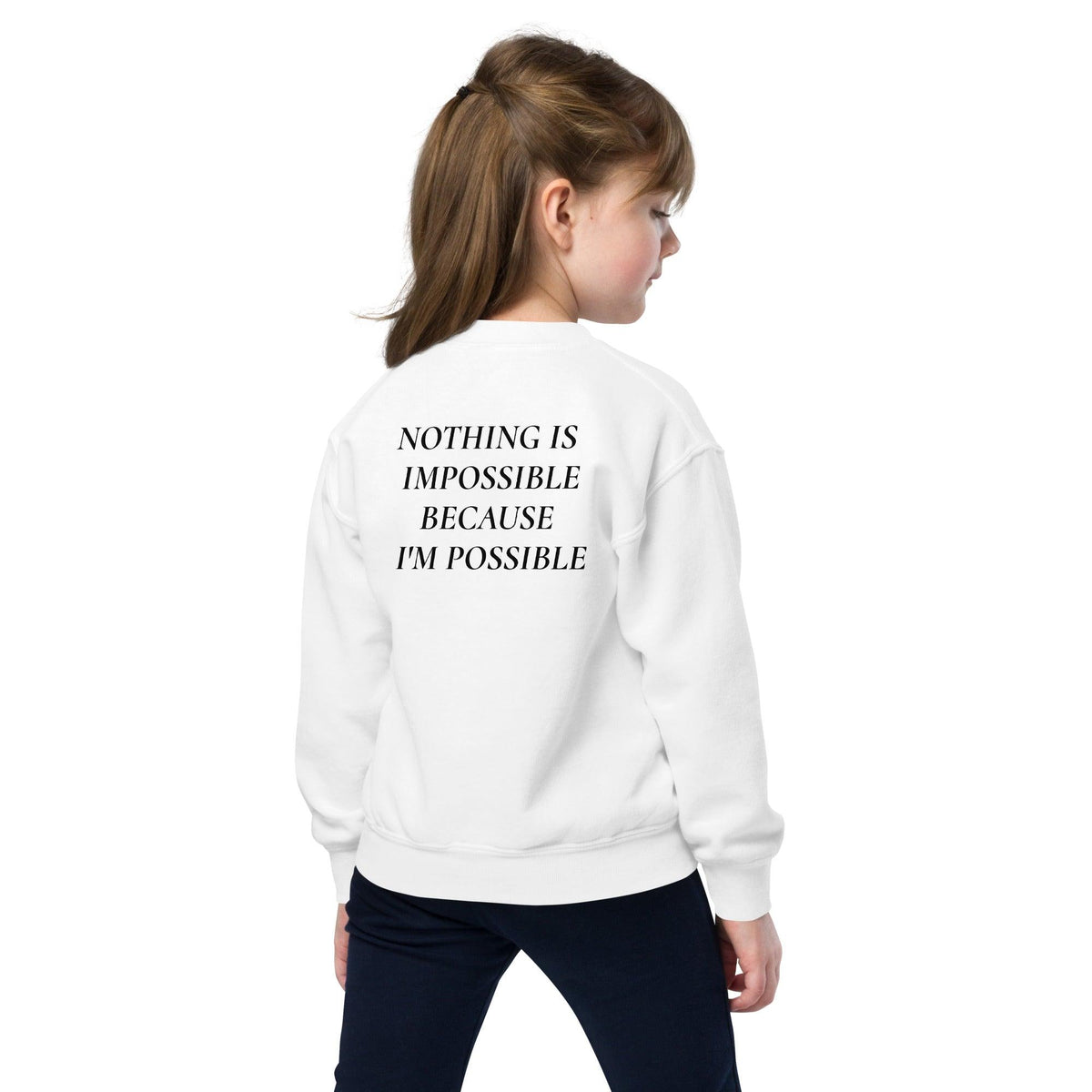 Youth crewneck sweatshirt NIIBIP - VYBRATIONAL KREATORS®