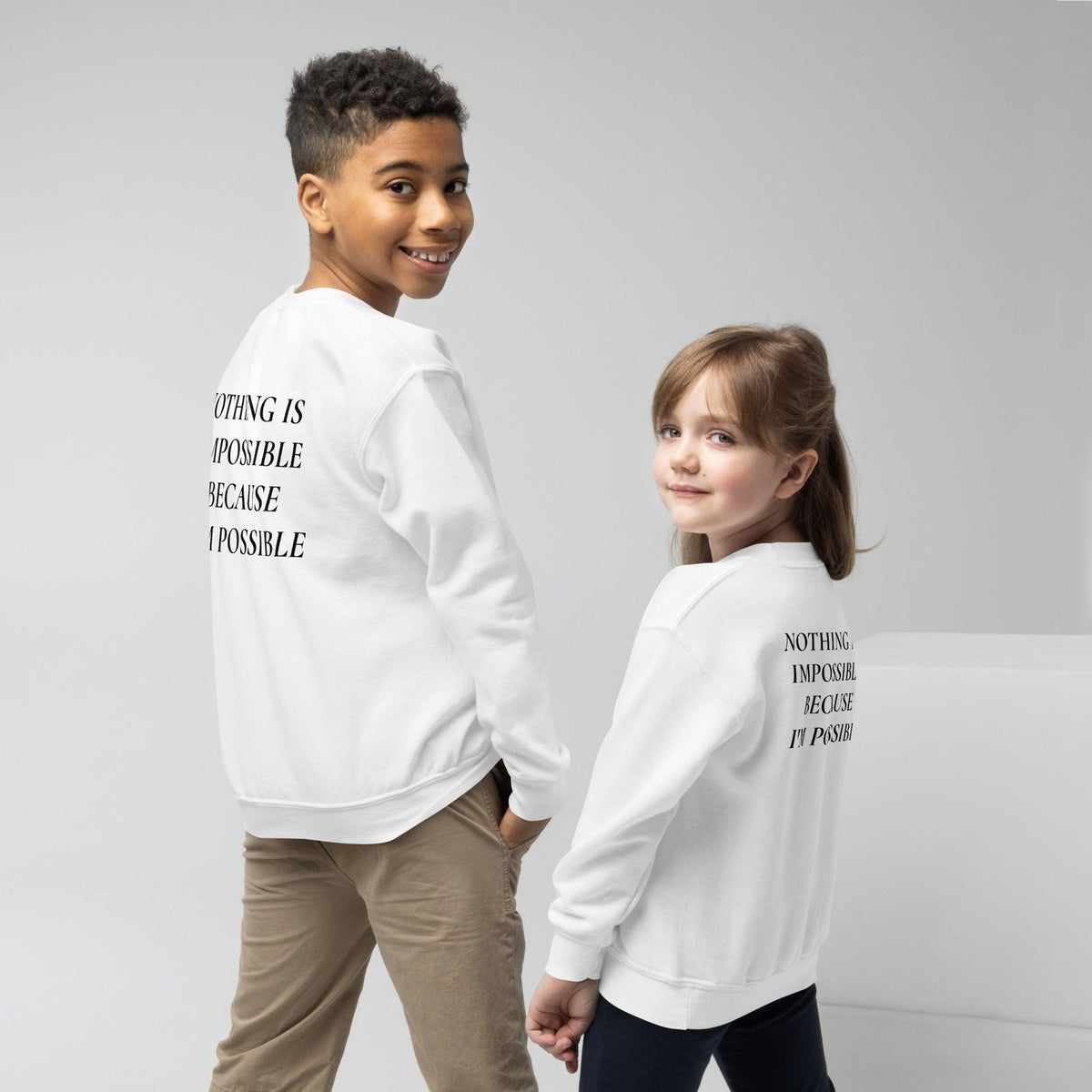 Youth crewneck sweatshirt NIIBIP - VYBRATIONAL KREATORS®