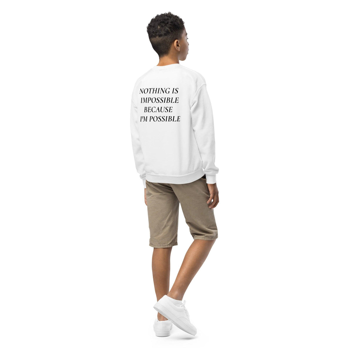 Youth crewneck sweatshirt NIIBIP - VYBRATIONAL KREATORS®