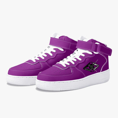 VYB 3s Purple High-Top Sneakers - VYBRATIONAL KREATORS®
