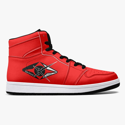 VYB 1s Red High-Top Sneakers - VYBRATIONAL KREATORS®