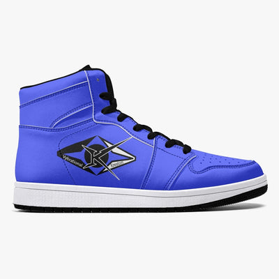 VYB 1s Blue High-Top Sneakers - VYBRATIONAL KREATORS®