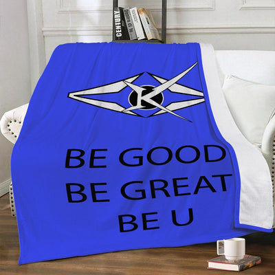 BLUE Fleece Blanket - VYBRATIONAL KREATORS®