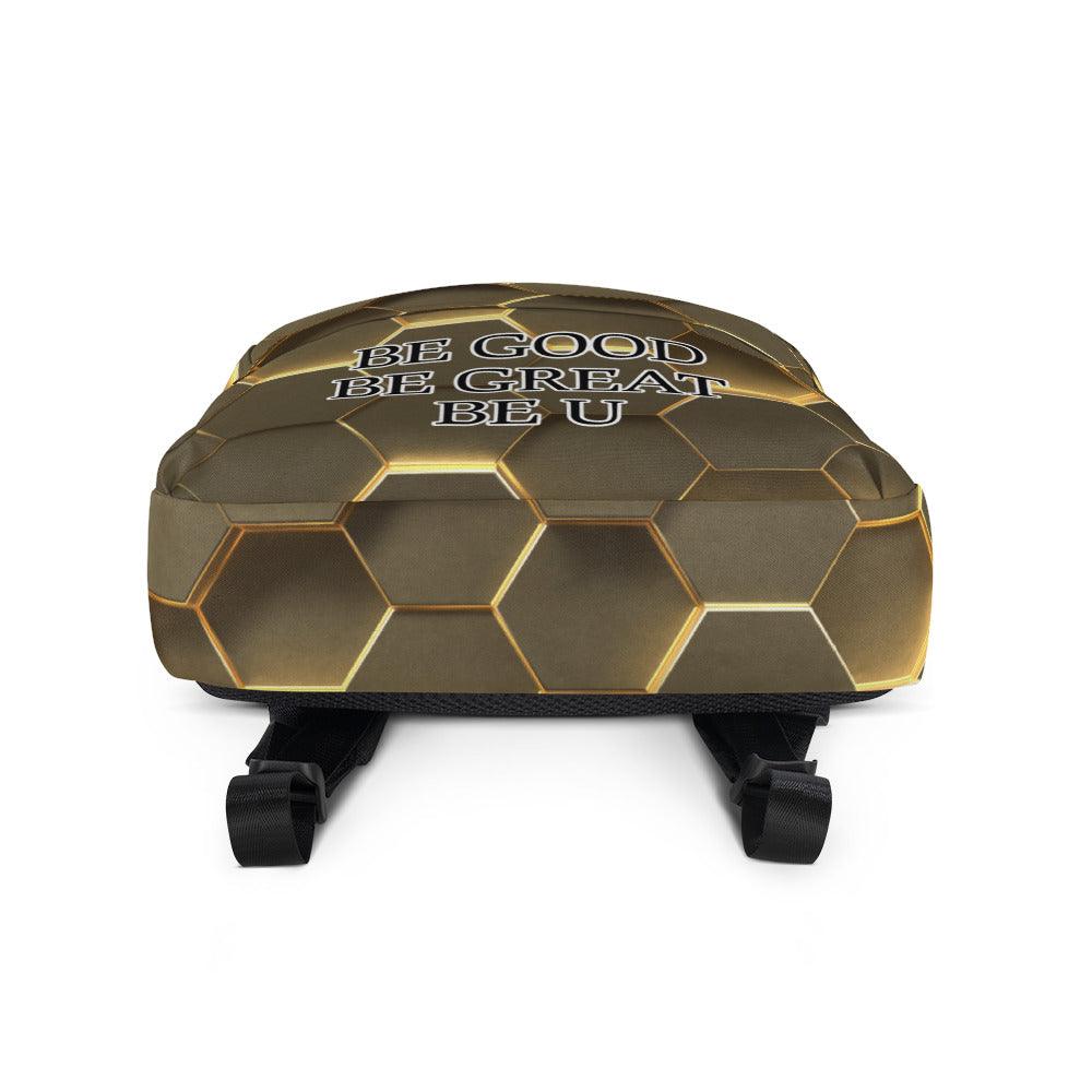 Premium Gold Backpack - VYBRATIONAL KREATORS®