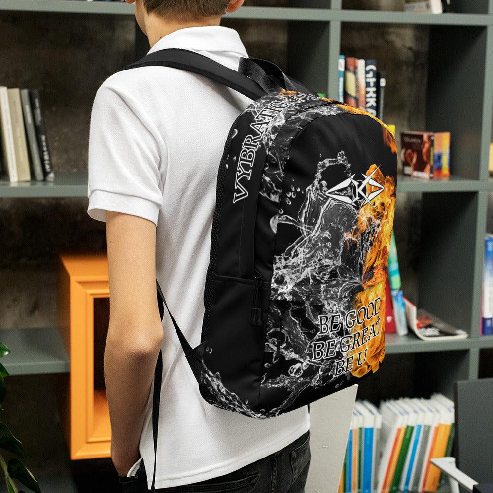 Premium Backpack Fire & Ice - VYBRATIONAL KREATORS®