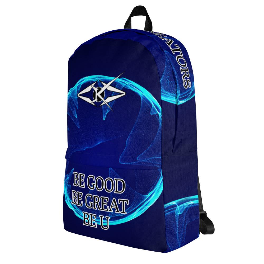 Premium Blue Backpack - VYBRATIONAL KREATORS®