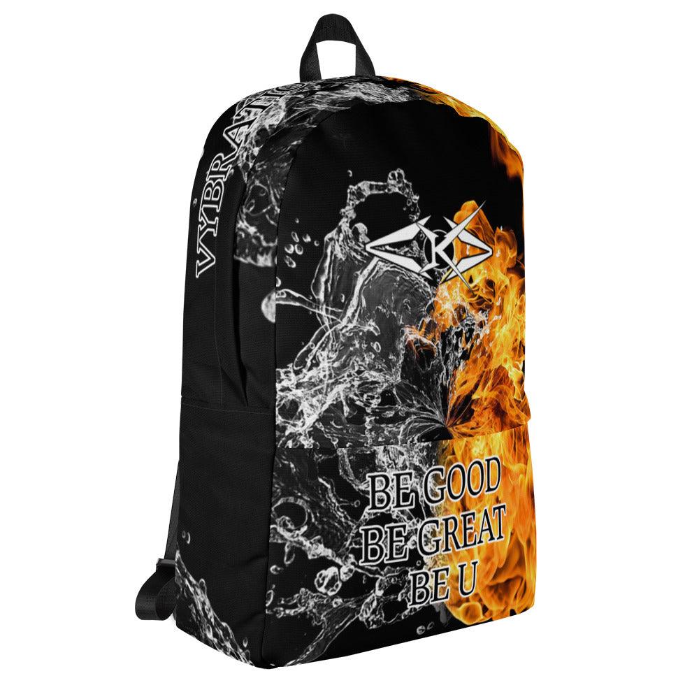 Premium Backpack Fire & Ice - VYBRATIONAL KREATORS®