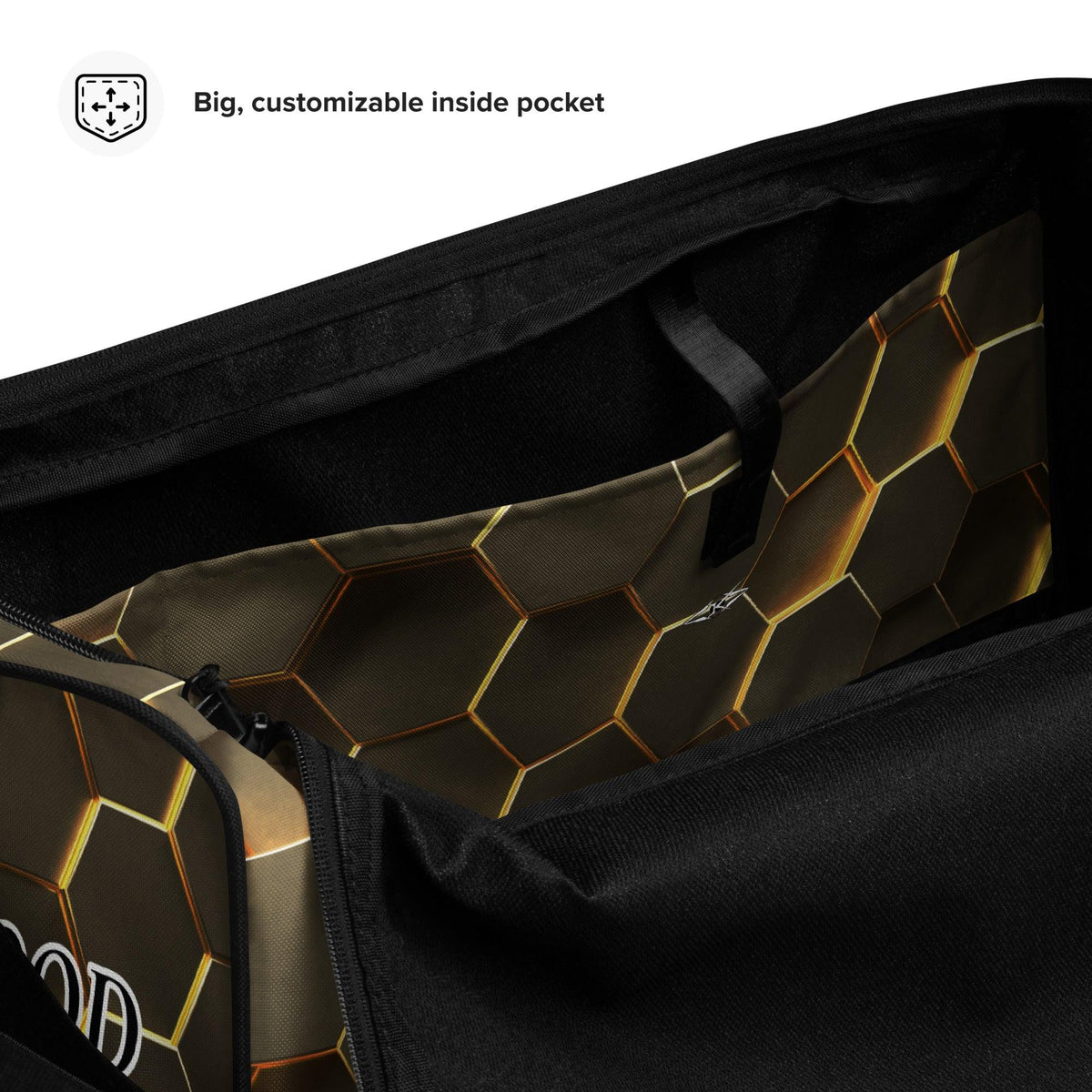 Premium Gold Duffle bag - VYBRATIONAL KREATORS®