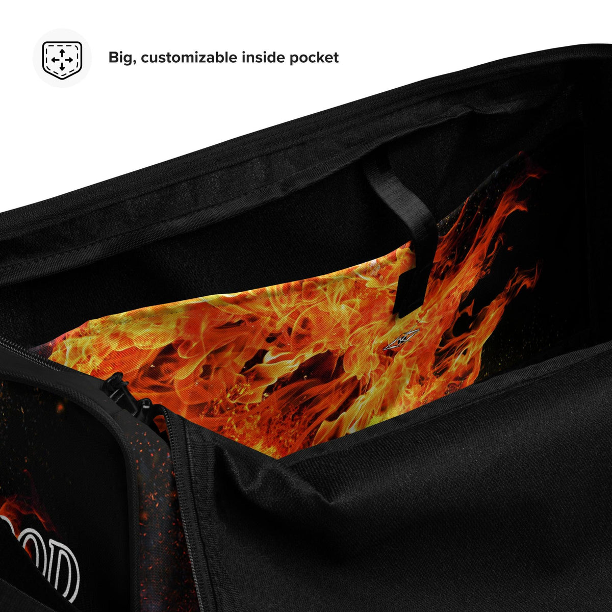 Premium Fire Duffle bag - VYBRATIONAL KREATORS®