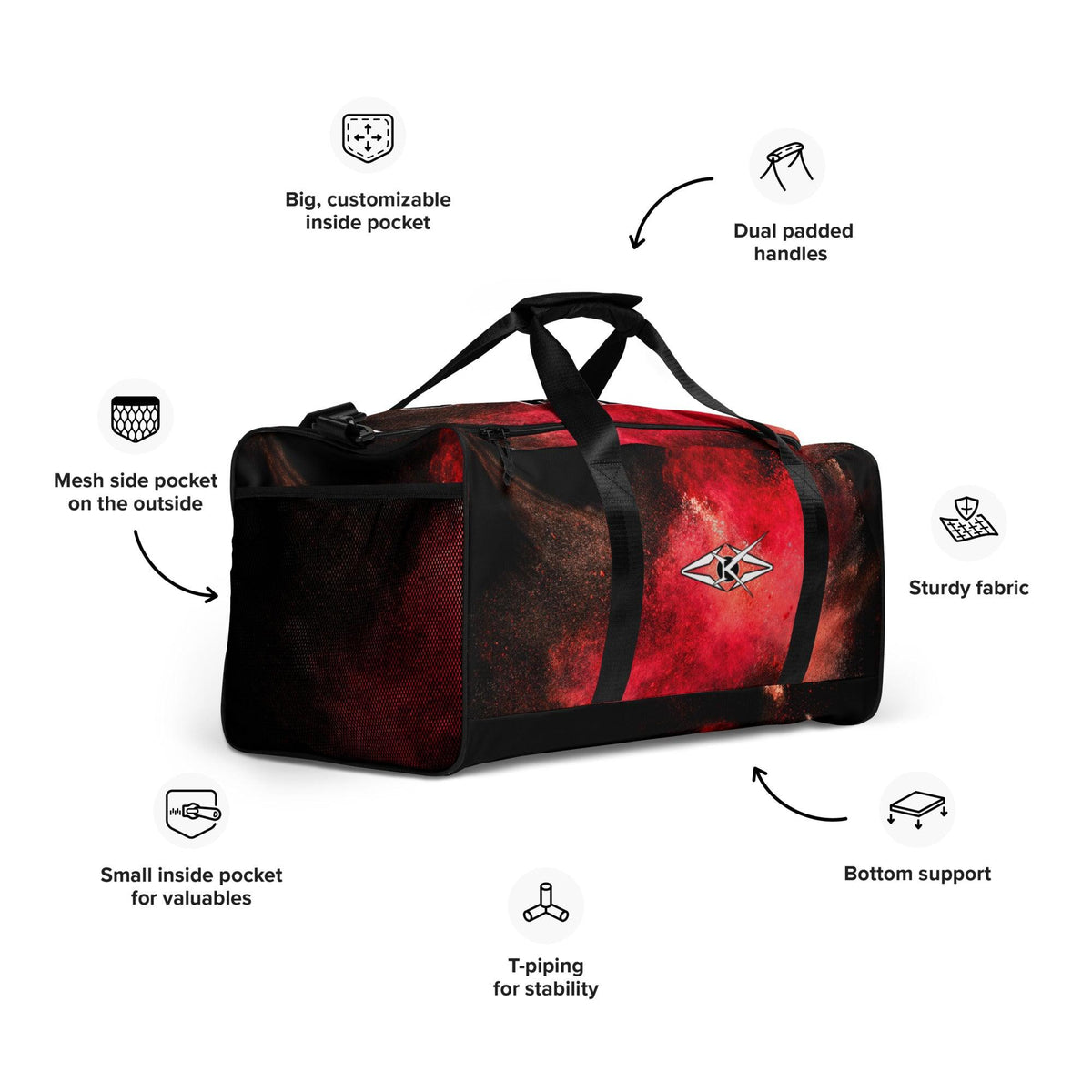 Premium Duffle bag - VYBRATIONAL KREATORS®