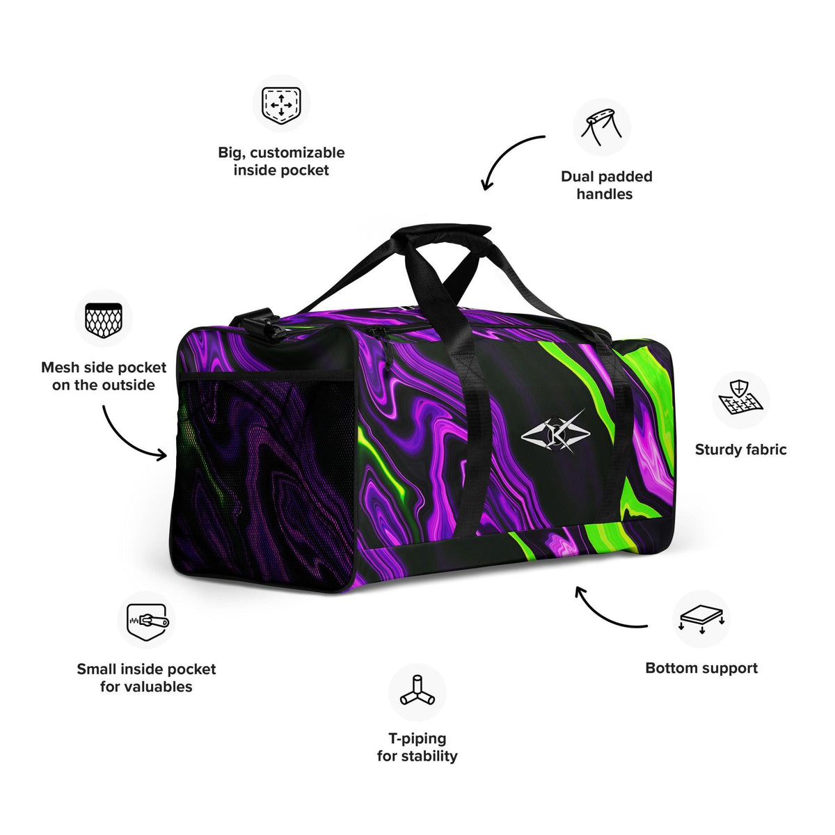 Premium Duffle bag - VYBRATIONAL KREATORS®