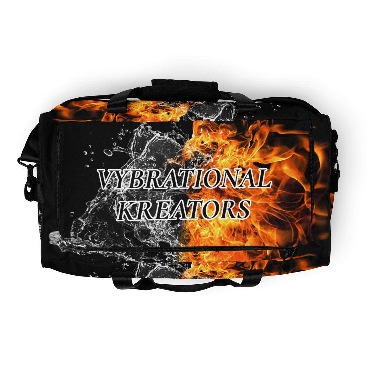 Premium Duffle bag - Fire & Ice - VYBRATIONAL KREATORS®