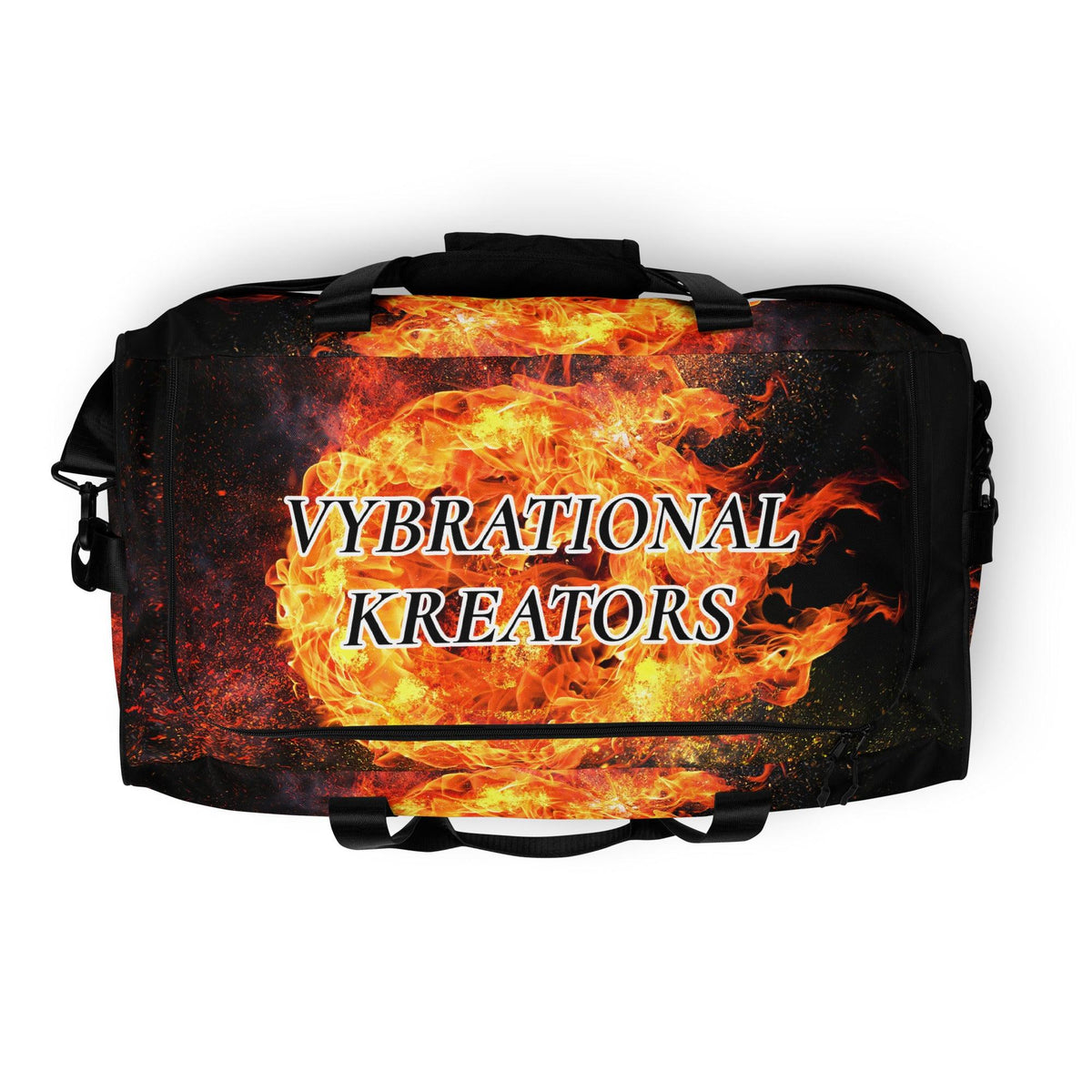 Premium Fire Duffle bag - VYBRATIONAL KREATORS®