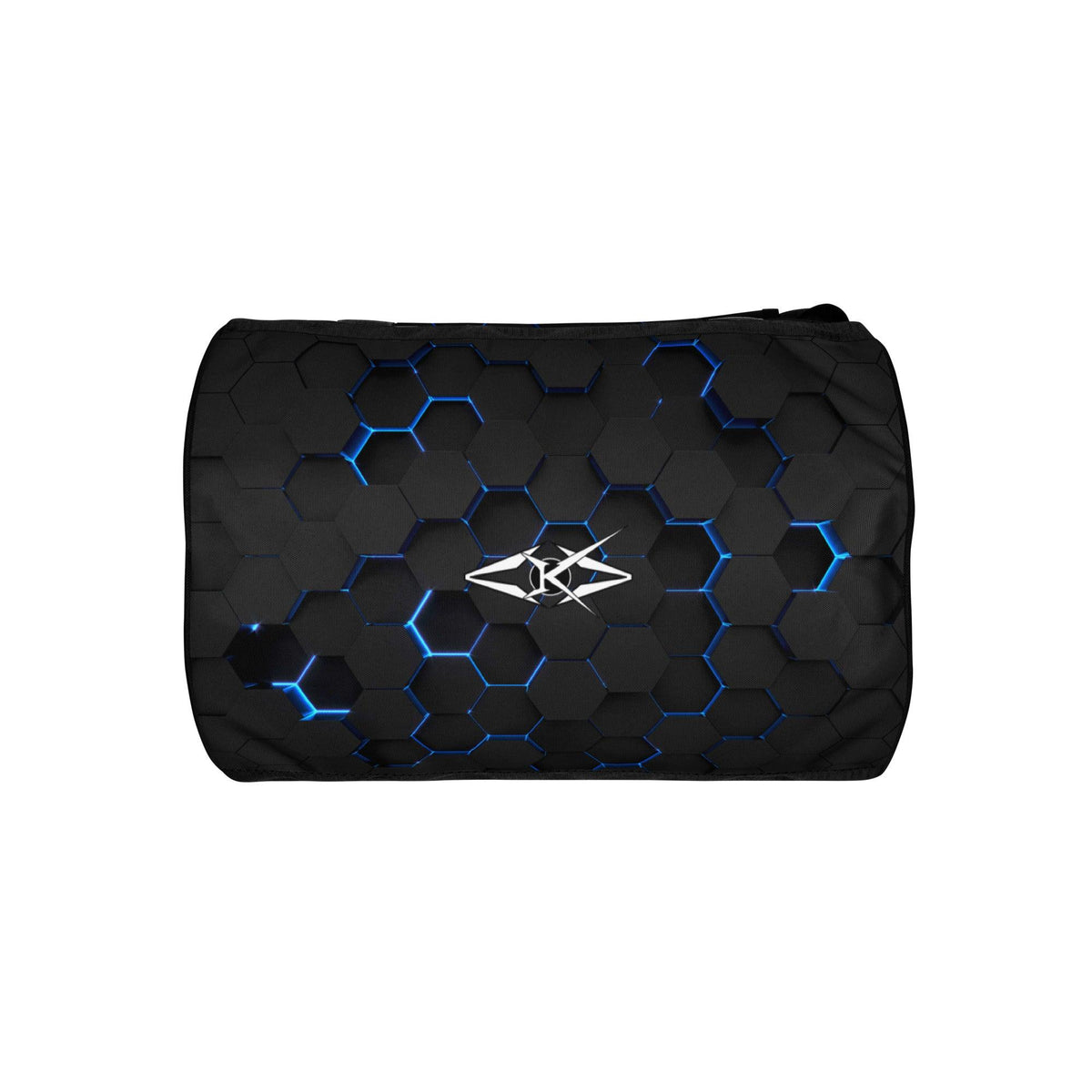 premium gym bag - Blue Honeycomb - VYBRATIONAL KREATORS®