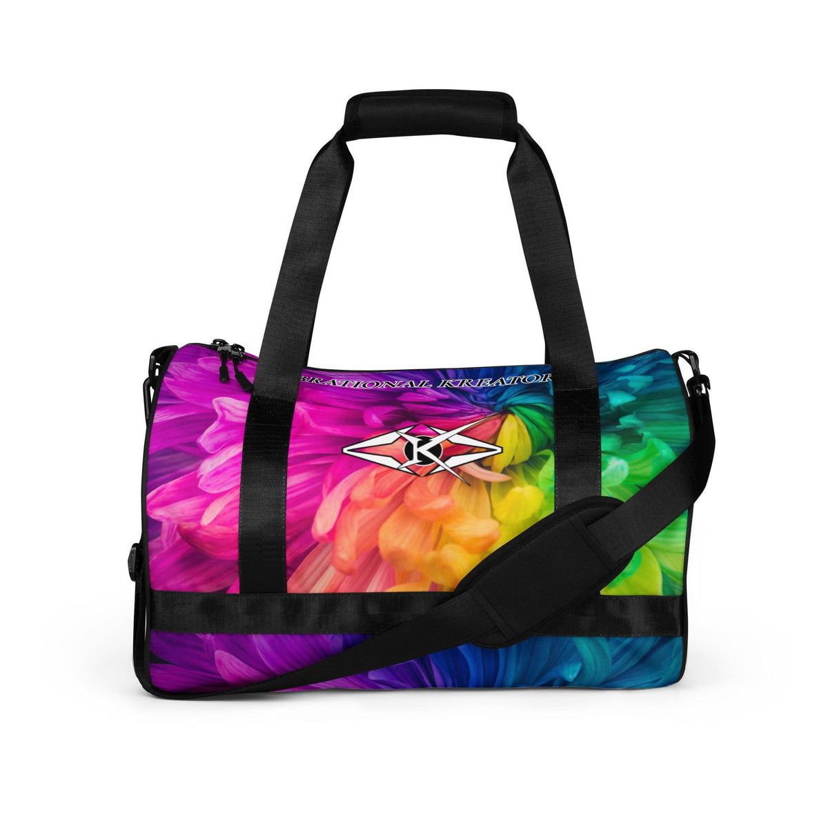 Premium rainbow gym bag - VYBRATIONAL KREATORS®