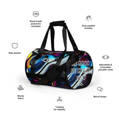 Premium print gym bag - VYBRATIONAL KREATORS®