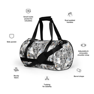 premium diamond gym bag - VYBRATIONAL KREATORS®