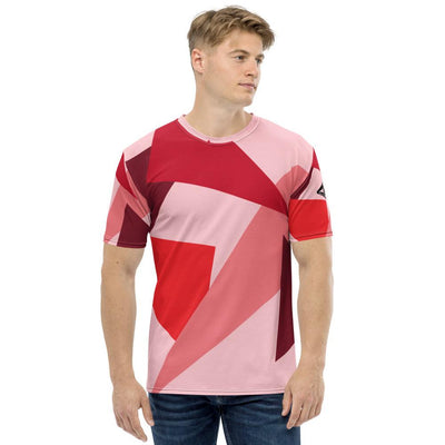 Men's Red/ Pink T-shirt - VYBRATIONAL KREATORS®