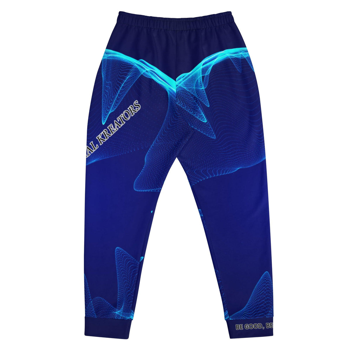 Men's Blue Premium Joggers - VYBRATIONAL KREATORS®