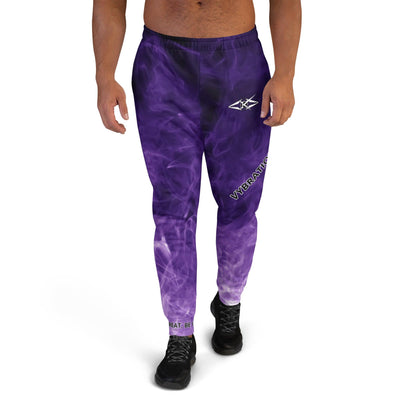 Men's Purple Premium Joggers - VYBRATIONAL KREATORS®