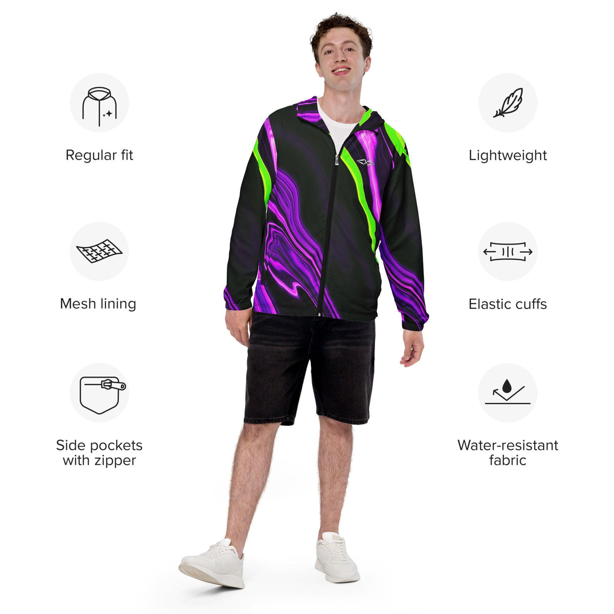 Men’s Premium windbreaker 2 - VYBRATIONAL KREATORS®