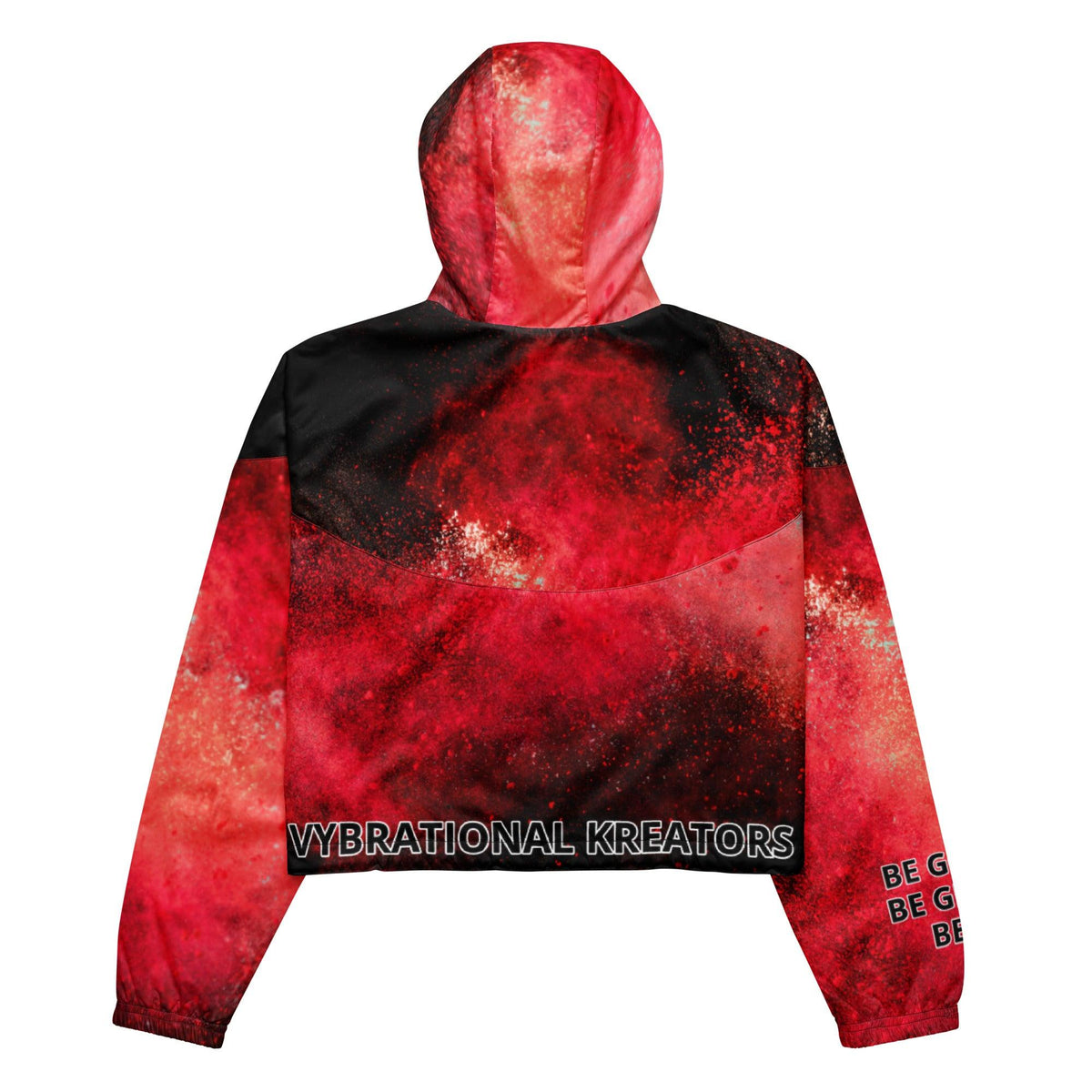 Women’s cropped windbreaker - VYBRATIONAL KREATORS®