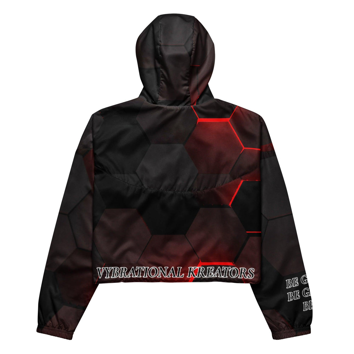 Women’s Premium cropped windbreaker - VYBRATIONAL KREATORS®
