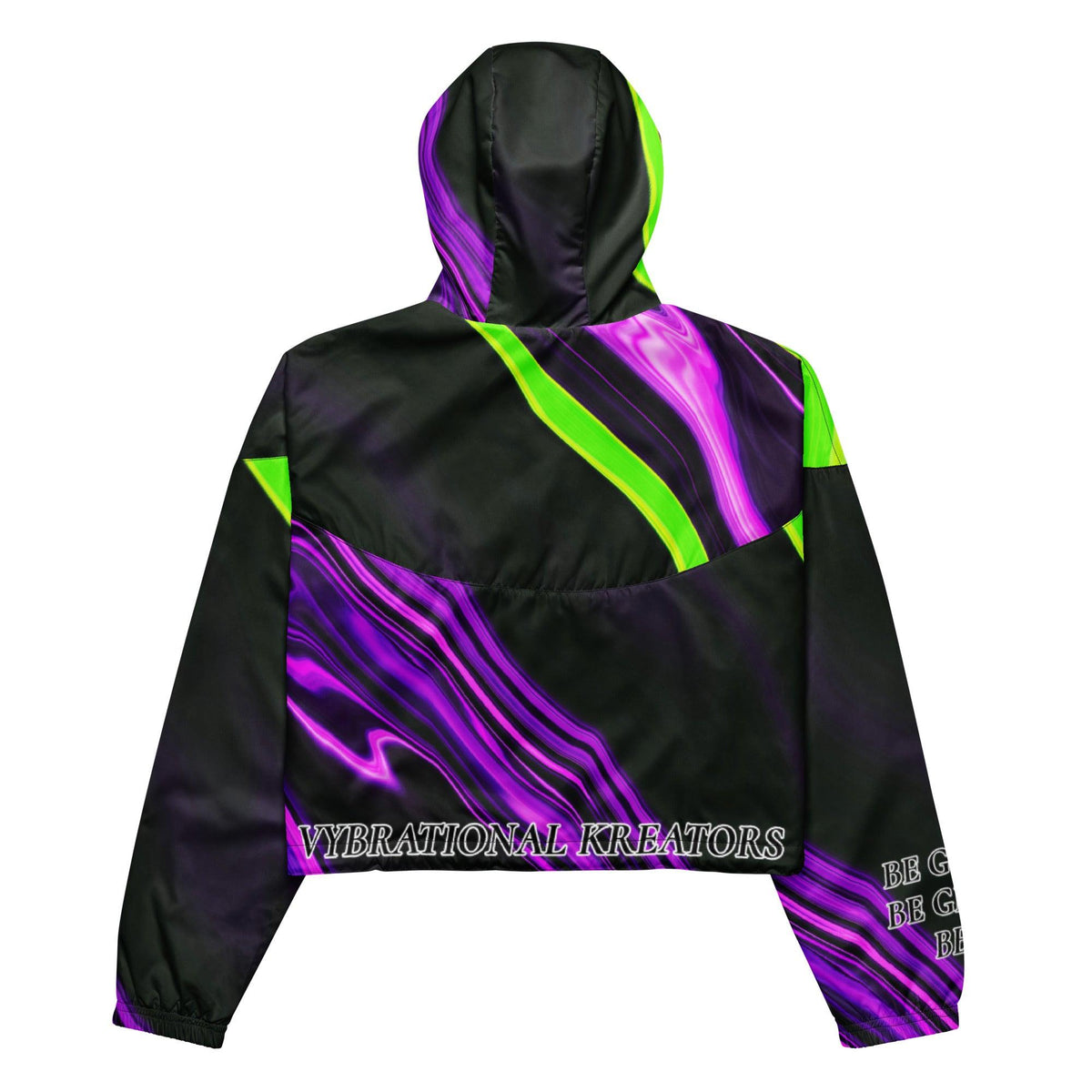 Women’s cropped windbreaker - VYBRATIONAL KREATORS®