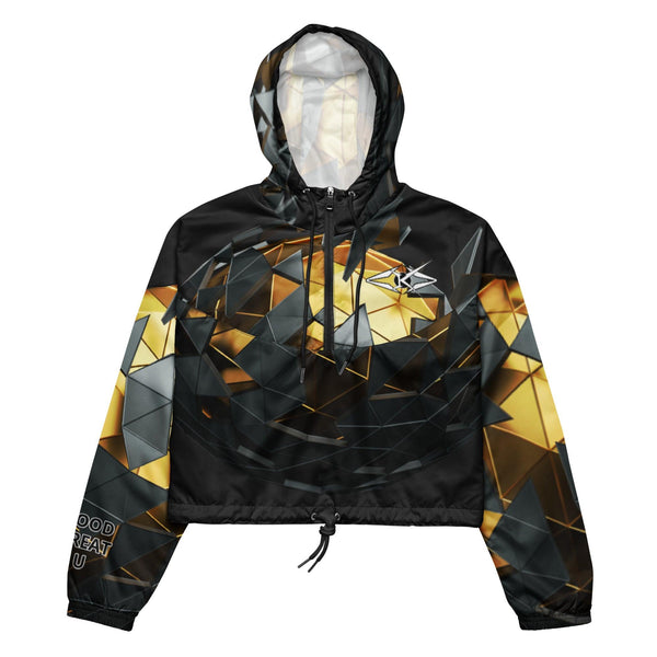 TRIAD LUXE SPHERE CROPPED WINDBREAKER