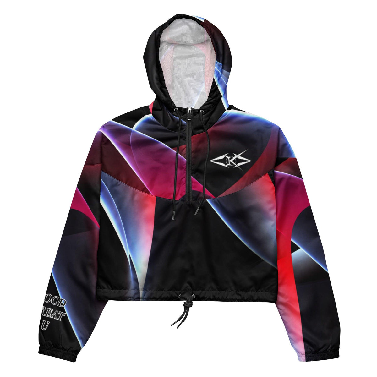 Women’s Premium cropped windbreaker - VYBRATIONAL KREATORS®