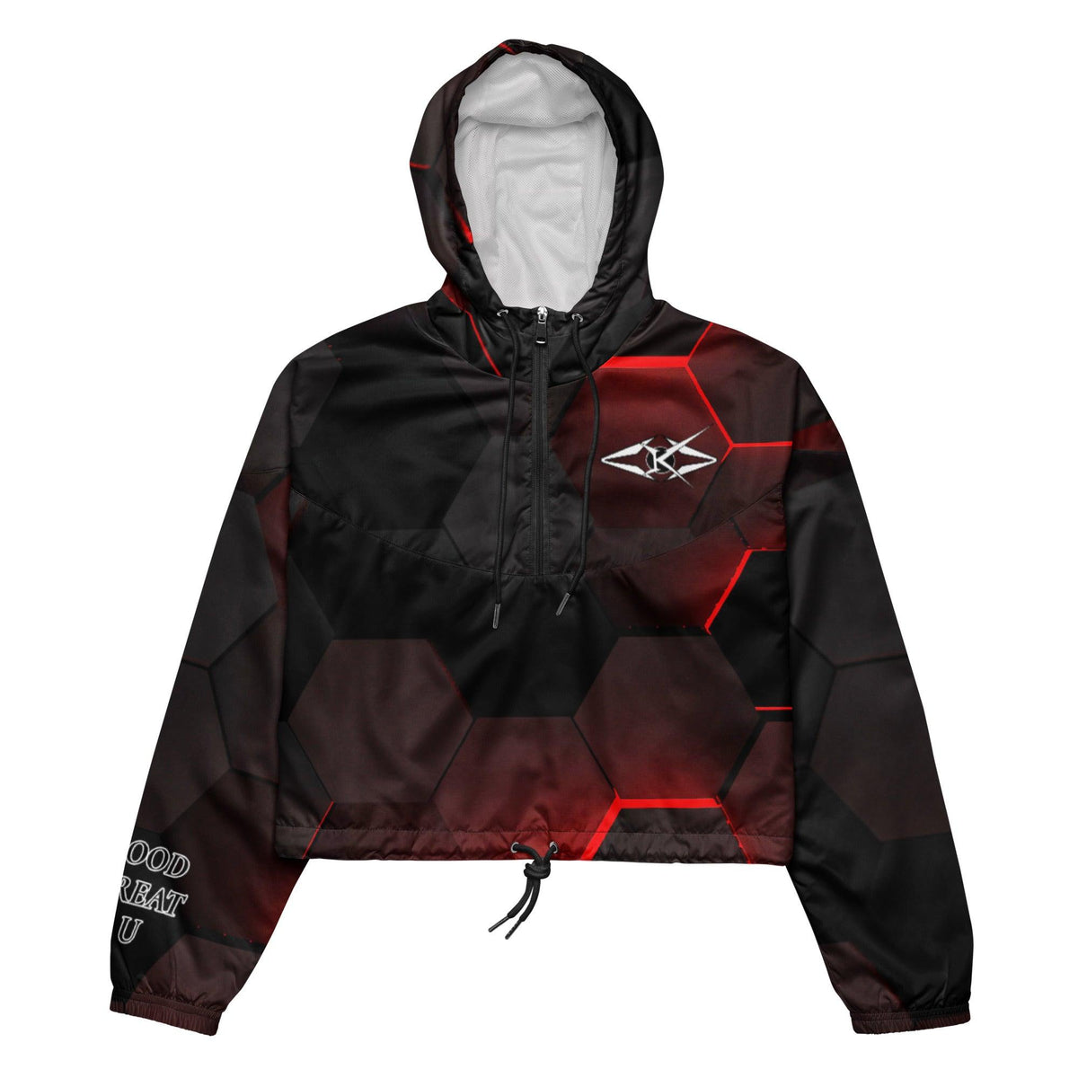 Women’s Premium cropped windbreaker - VYBRATIONAL KREATORS®