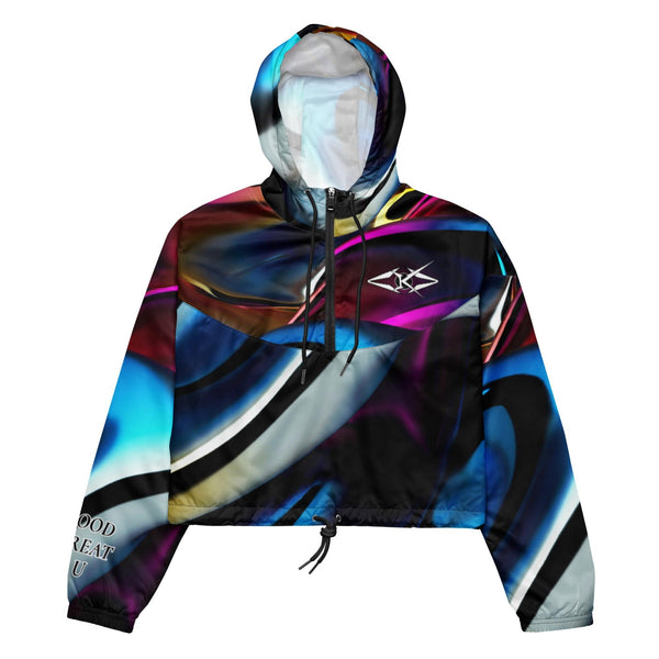 AURORA ECHO LUXE CROPPED WINDBREAKER