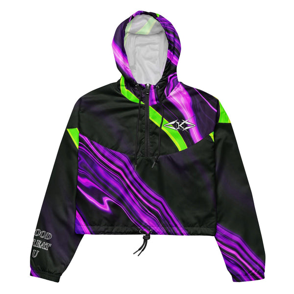 ROYAL NOIR HALO CROPPED WINDBREAKER