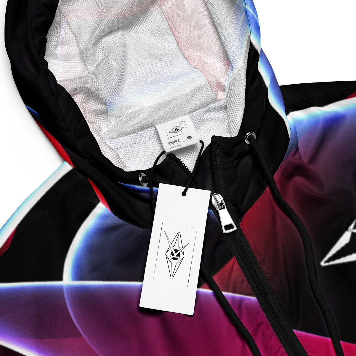 Women’s Premium cropped windbreaker - VYBRATIONAL KREATORS®