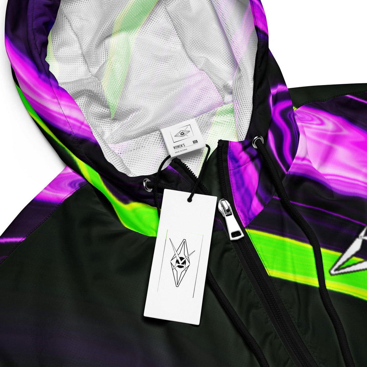Women’s cropped windbreaker - VYBRATIONAL KREATORS®