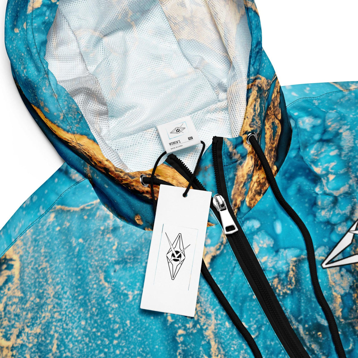 Women’s Premium cropped windbreaker - VYBRATIONAL KREATORS®