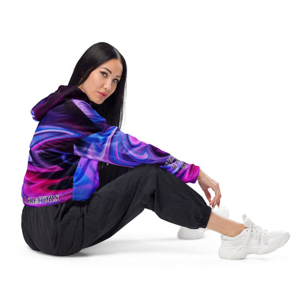 REX ALLURE LUXE CROPPED WINDBREAKER