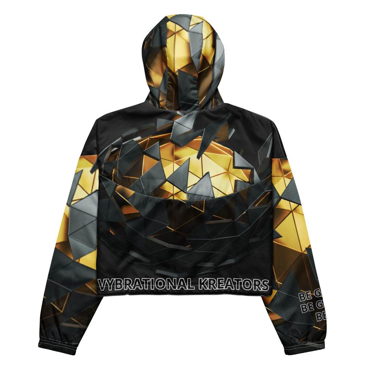 Women’s cropped windbreaker - VYBRATIONAL KREATORS®