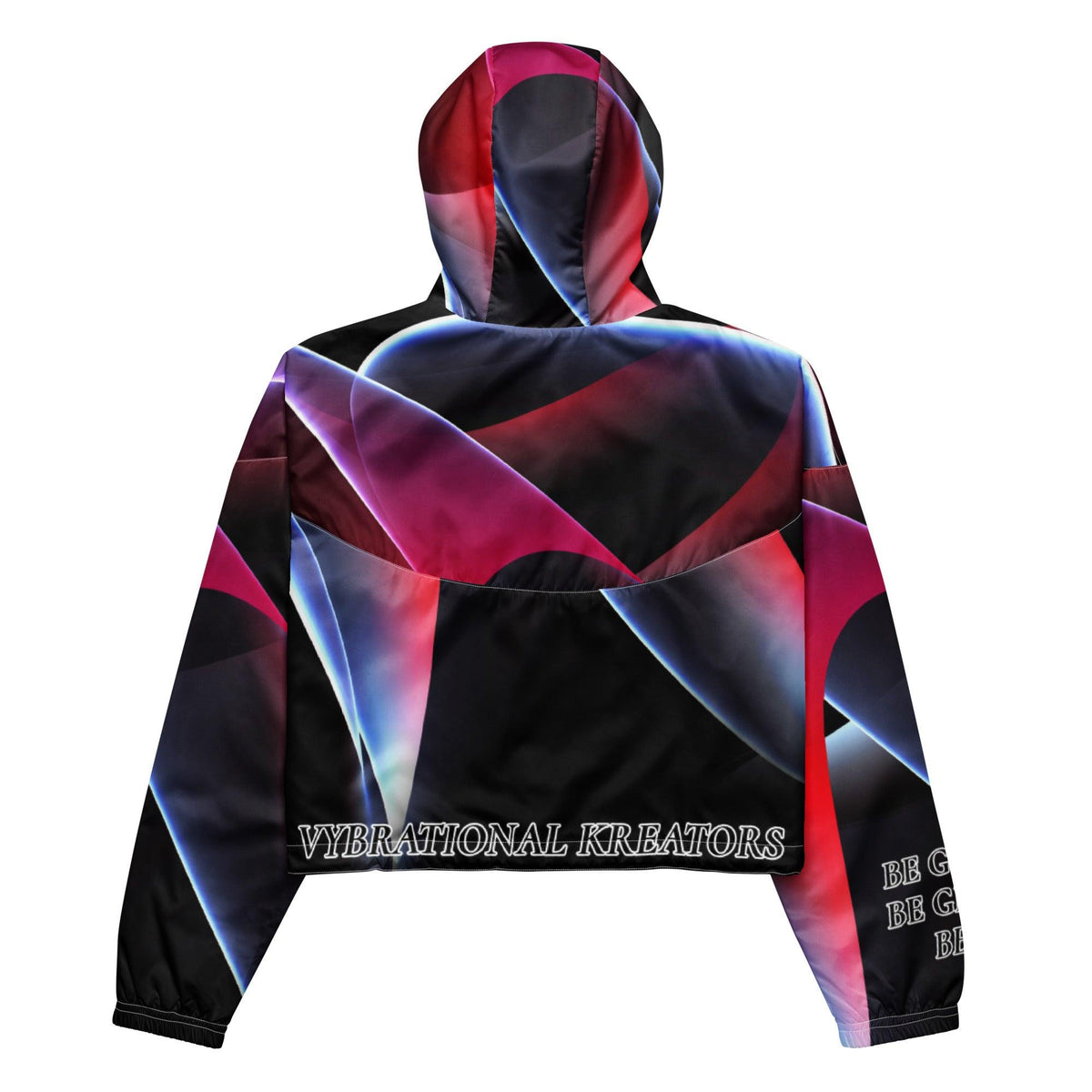 Women’s Premium cropped windbreaker - VYBRATIONAL KREATORS®
