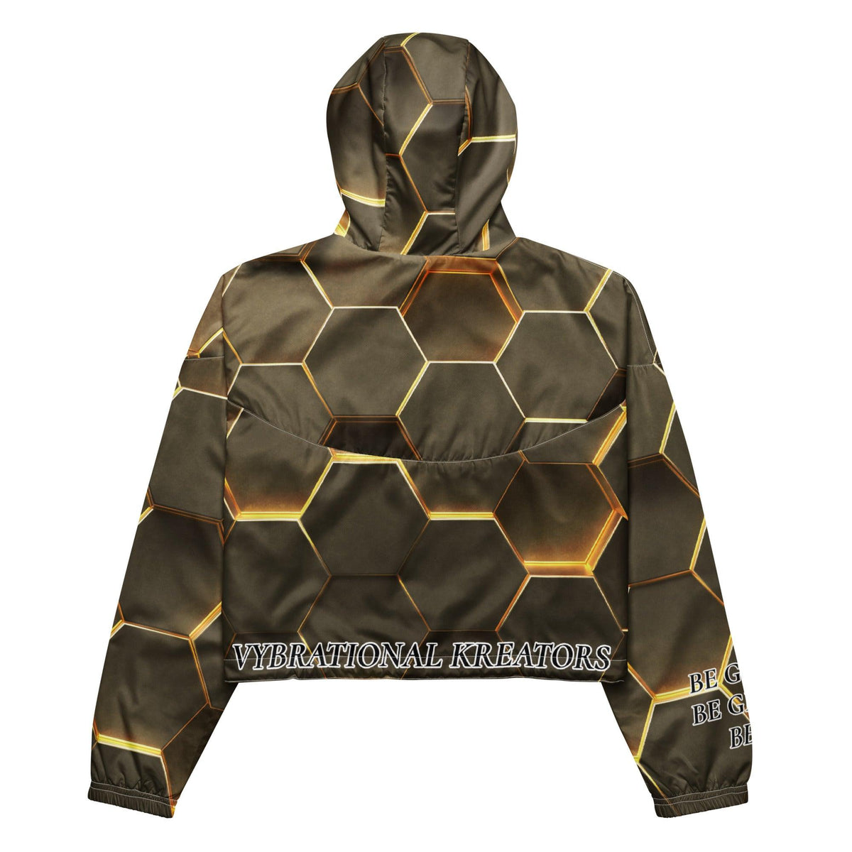 Women’s Premium cropped windbreaker - VYBRATIONAL KREATORS®