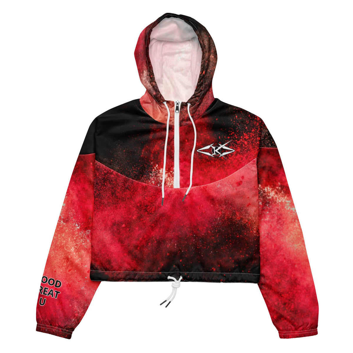 Women’s cropped windbreaker - VYBRATIONAL KREATORS®